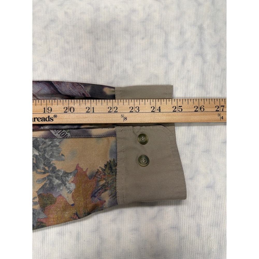 Kings Outdoor World Mens 2XL-R Camo Accent Hunting Shirt Tan Mountain Shadow - Picture 6 of 15